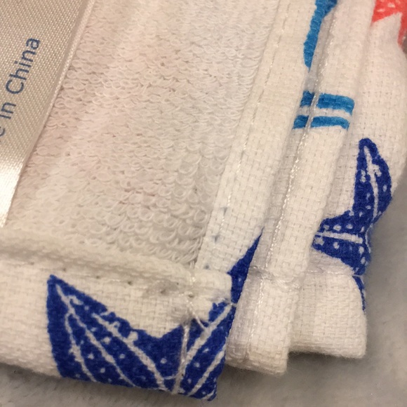 Beach Starfish Celebrate Anericana Kitchen Towel Set if Two NWT %100 Cotton - Picture 9 of 12